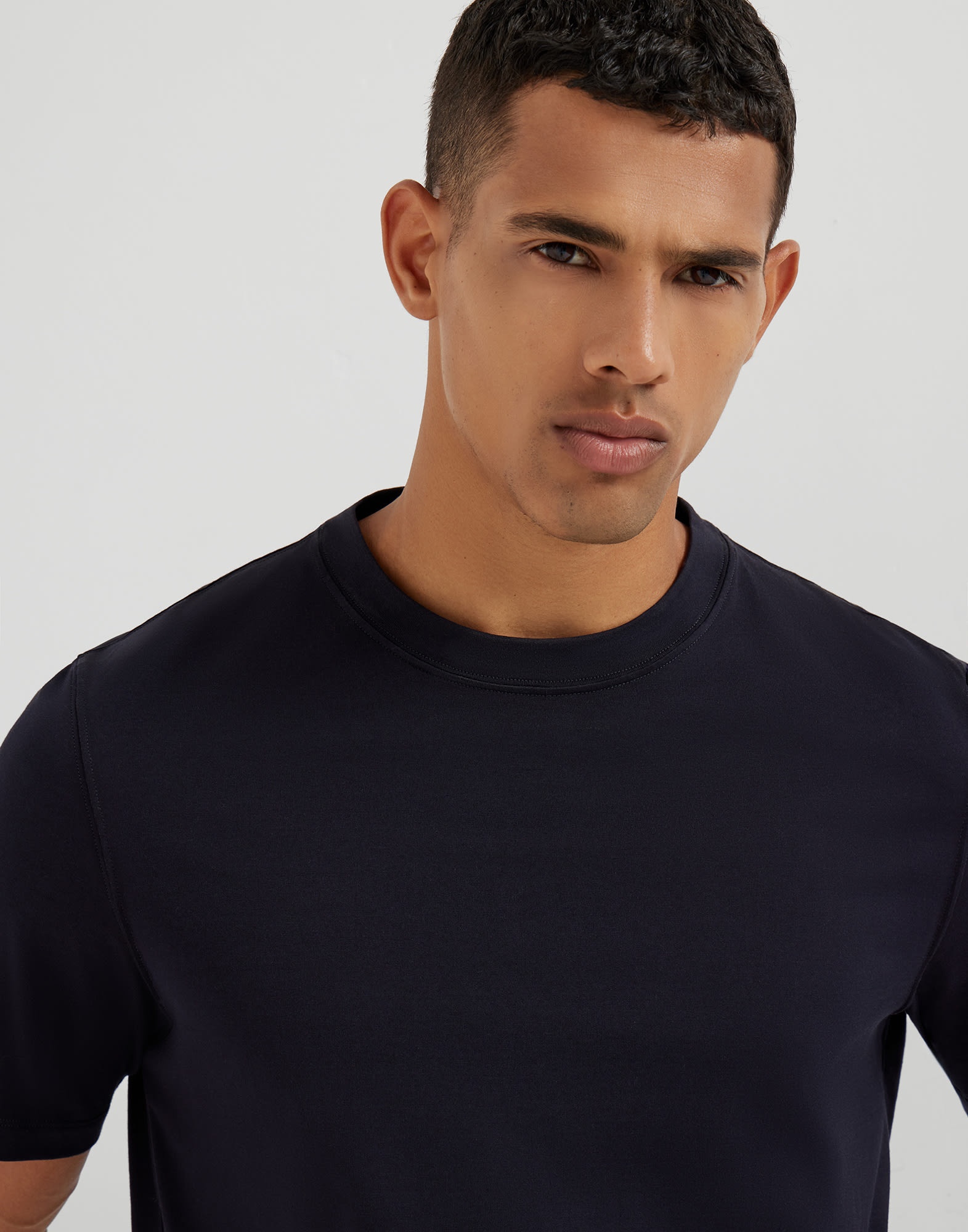 Cotton jersey crew neck T-shirt - 3