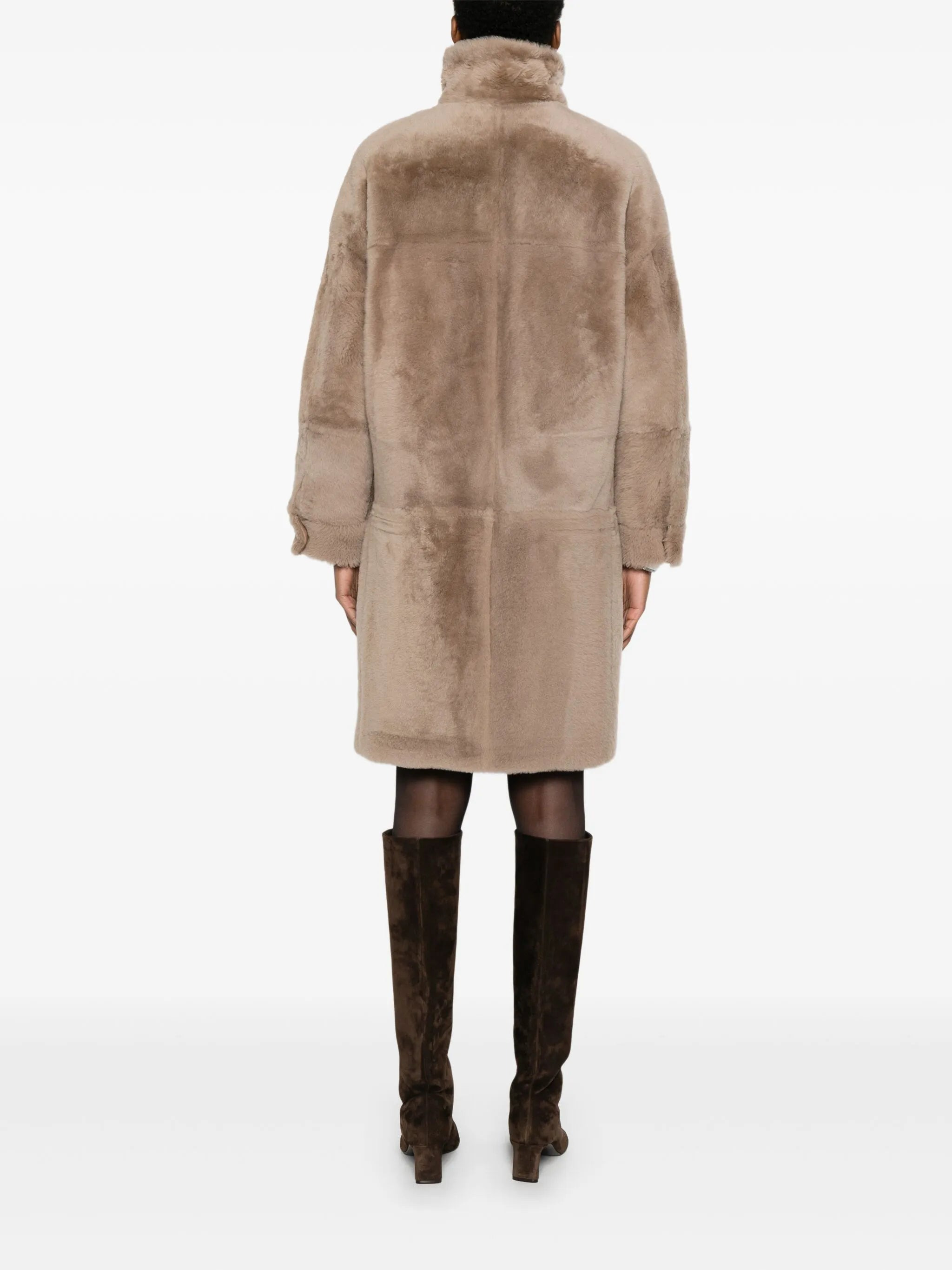 Brunello Cucinelli Full-zip Fur Coat - 4