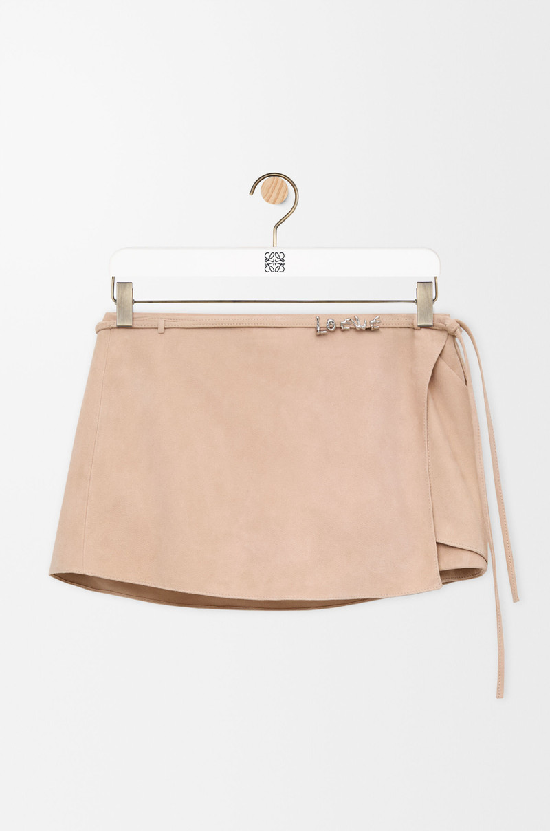 Shorts in suede goatskin 1