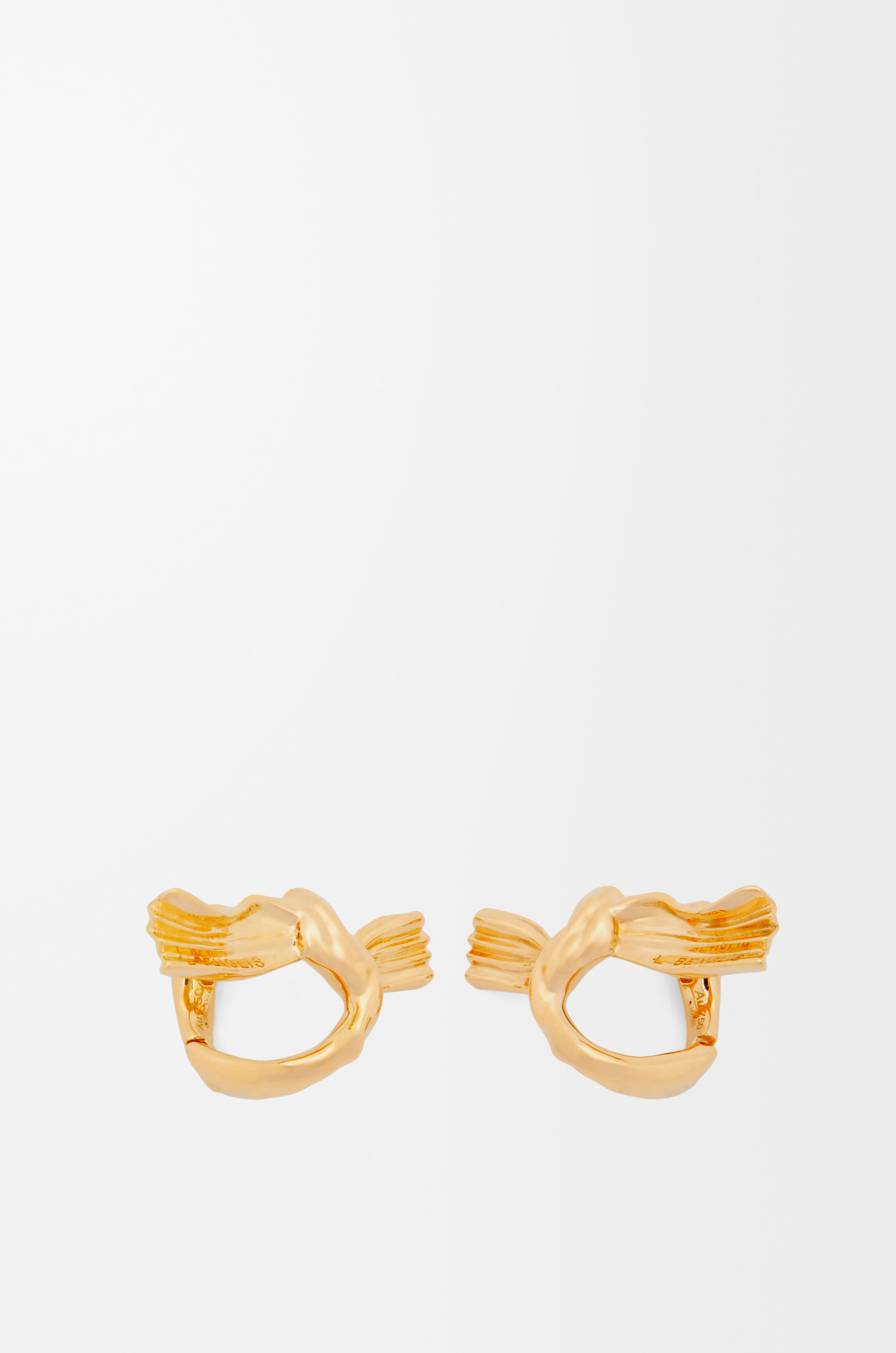 Knuckle Not earrings in gold - 2