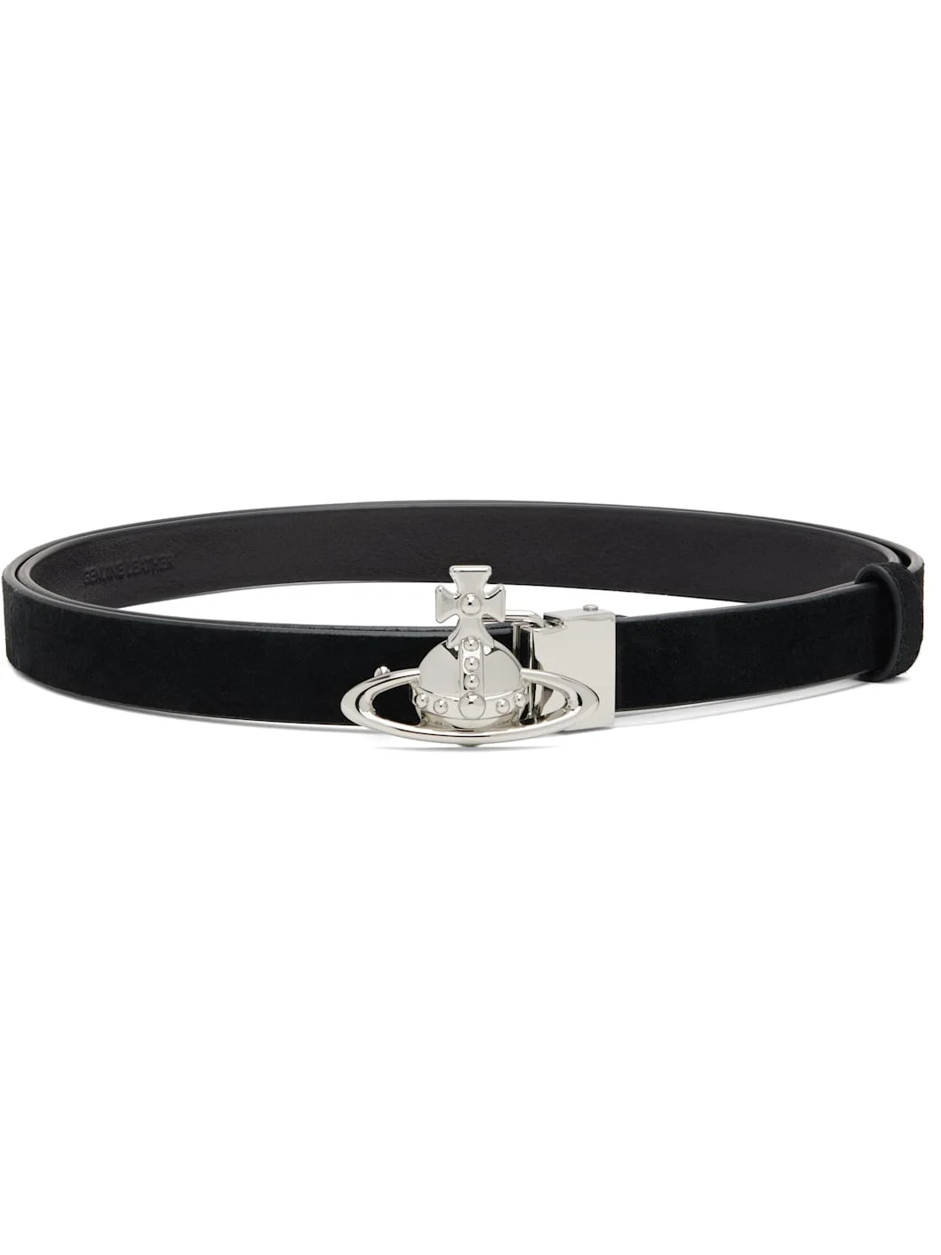 Black Small Orb Buckle Belt - 1