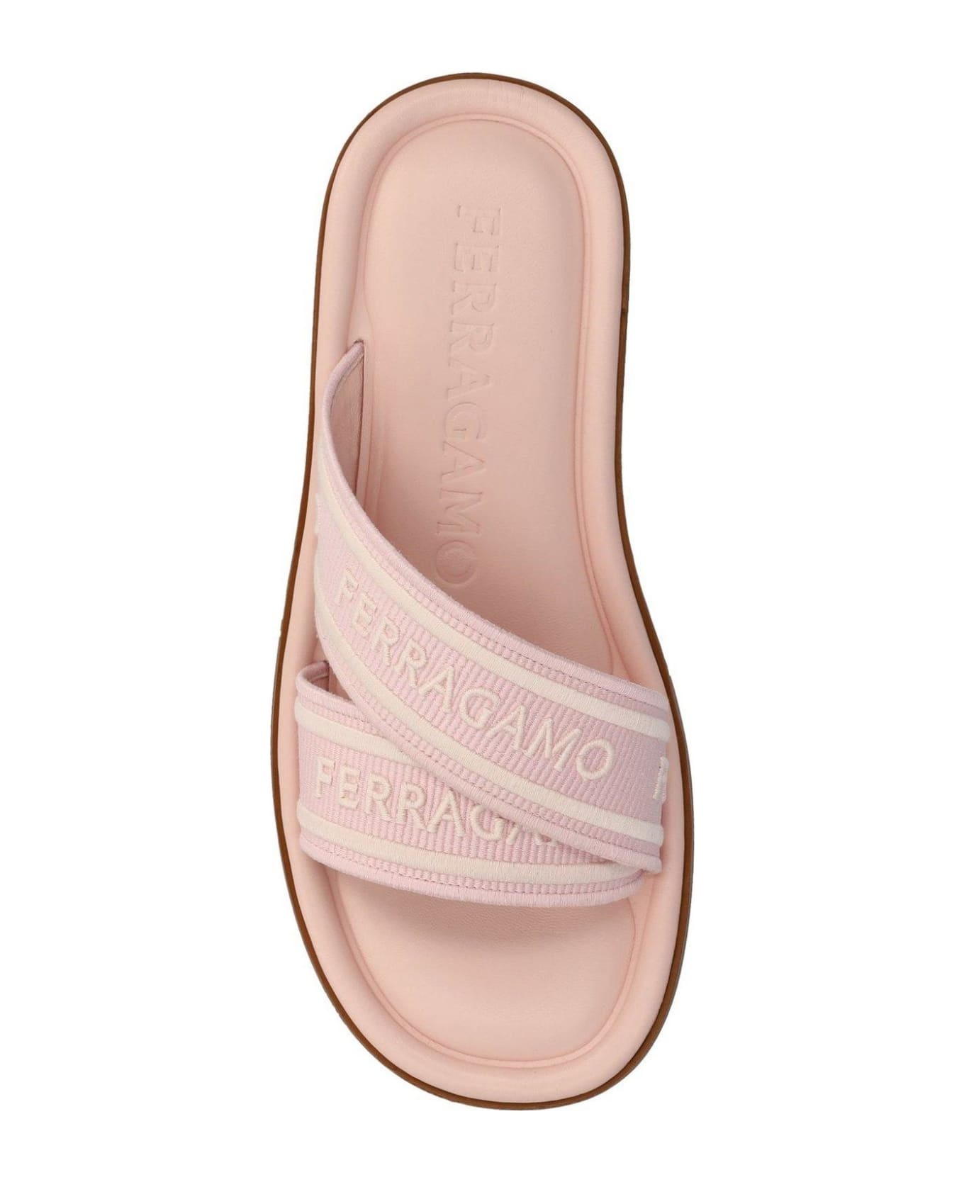 Logo Embossed Slip-on Sandals - 4