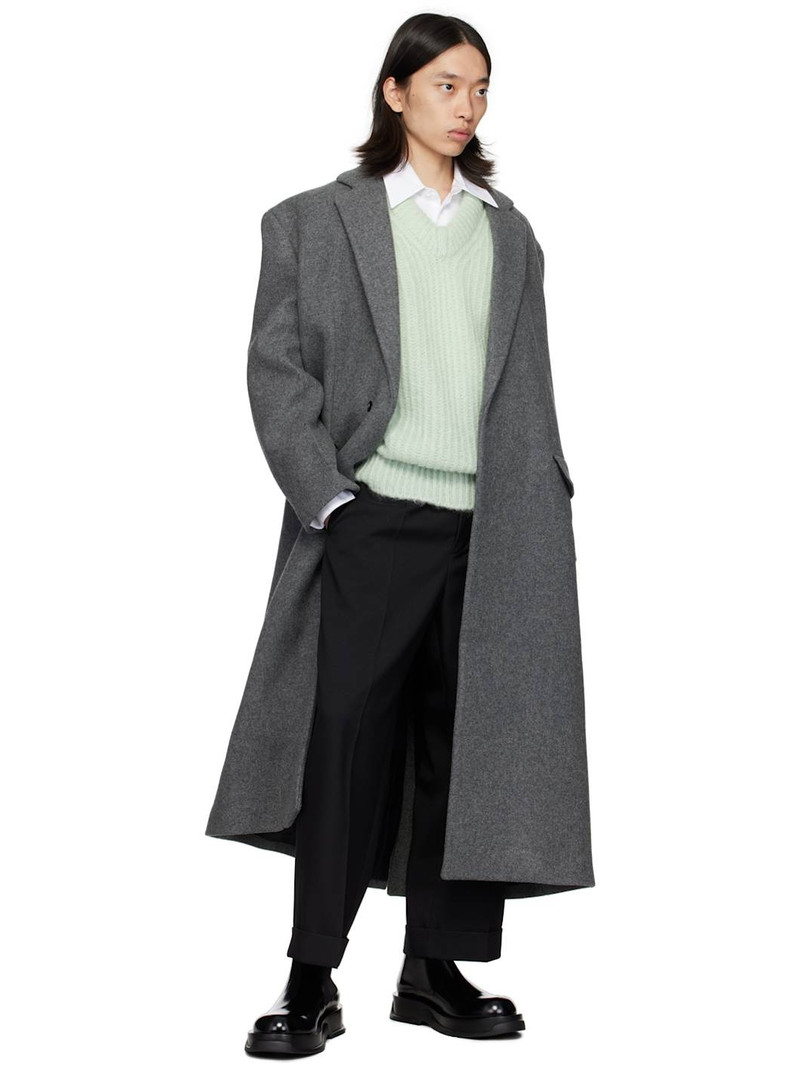 Jil Sander Green V-Neck Vest outlook