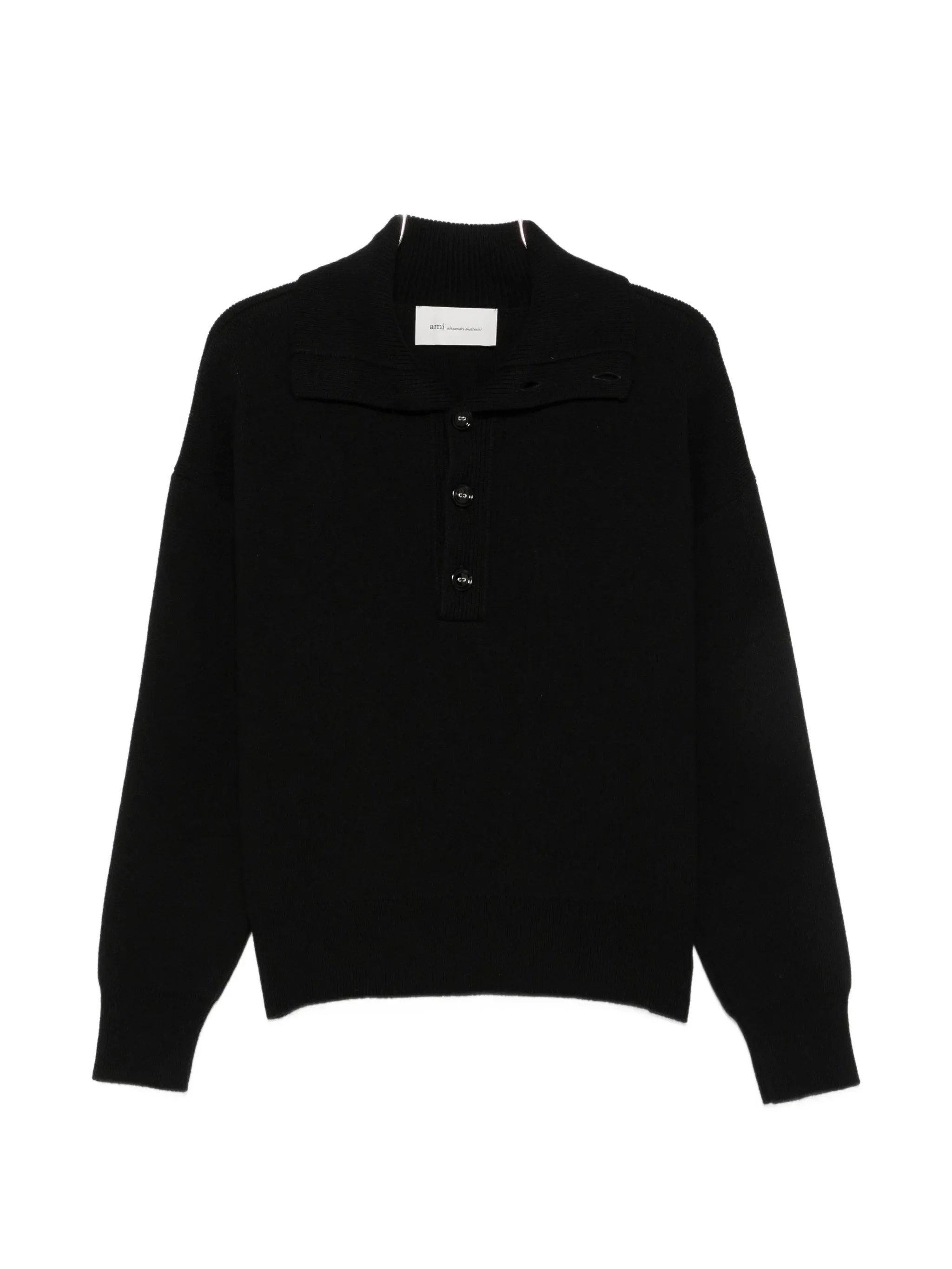 Ami Paris Button-up Sweater - 1