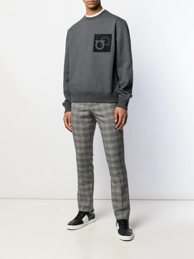 Salvatore Ferragamo Gancini patch sweatshirt outlook