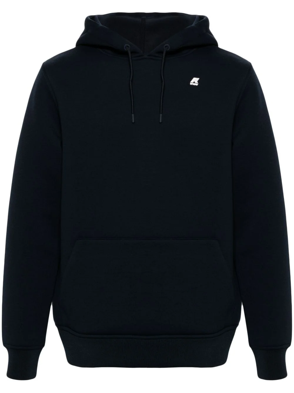 logo-print jersey hoodie - 1