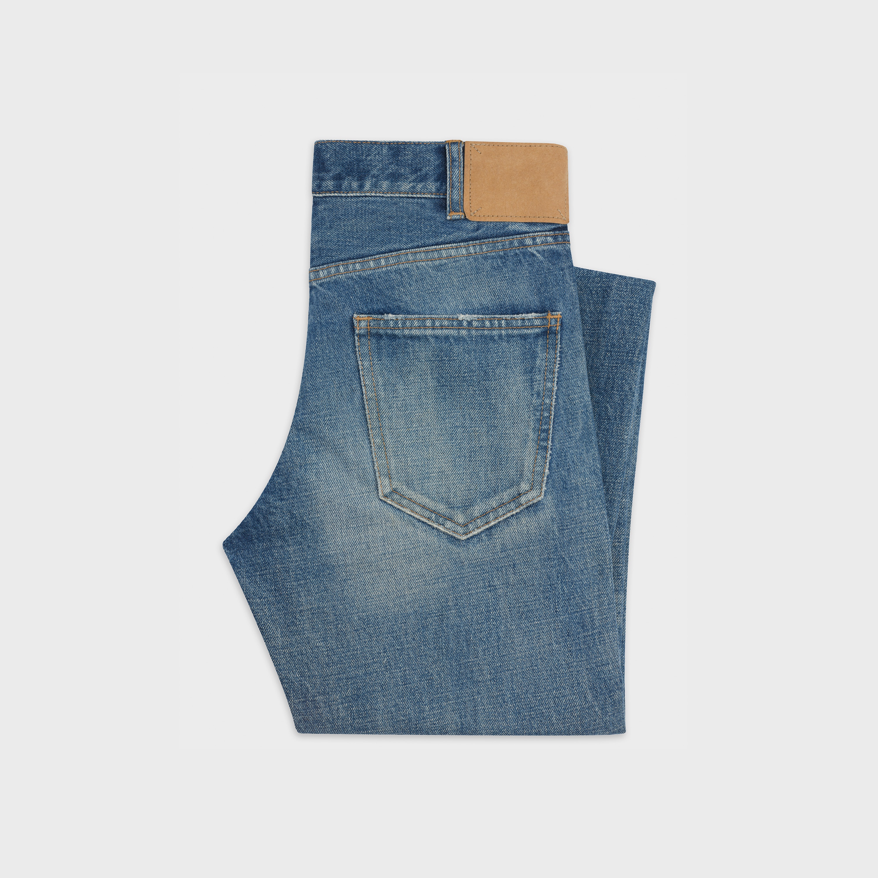 FLARED JEANS IN UNION WASH DENIM TWILL - 2