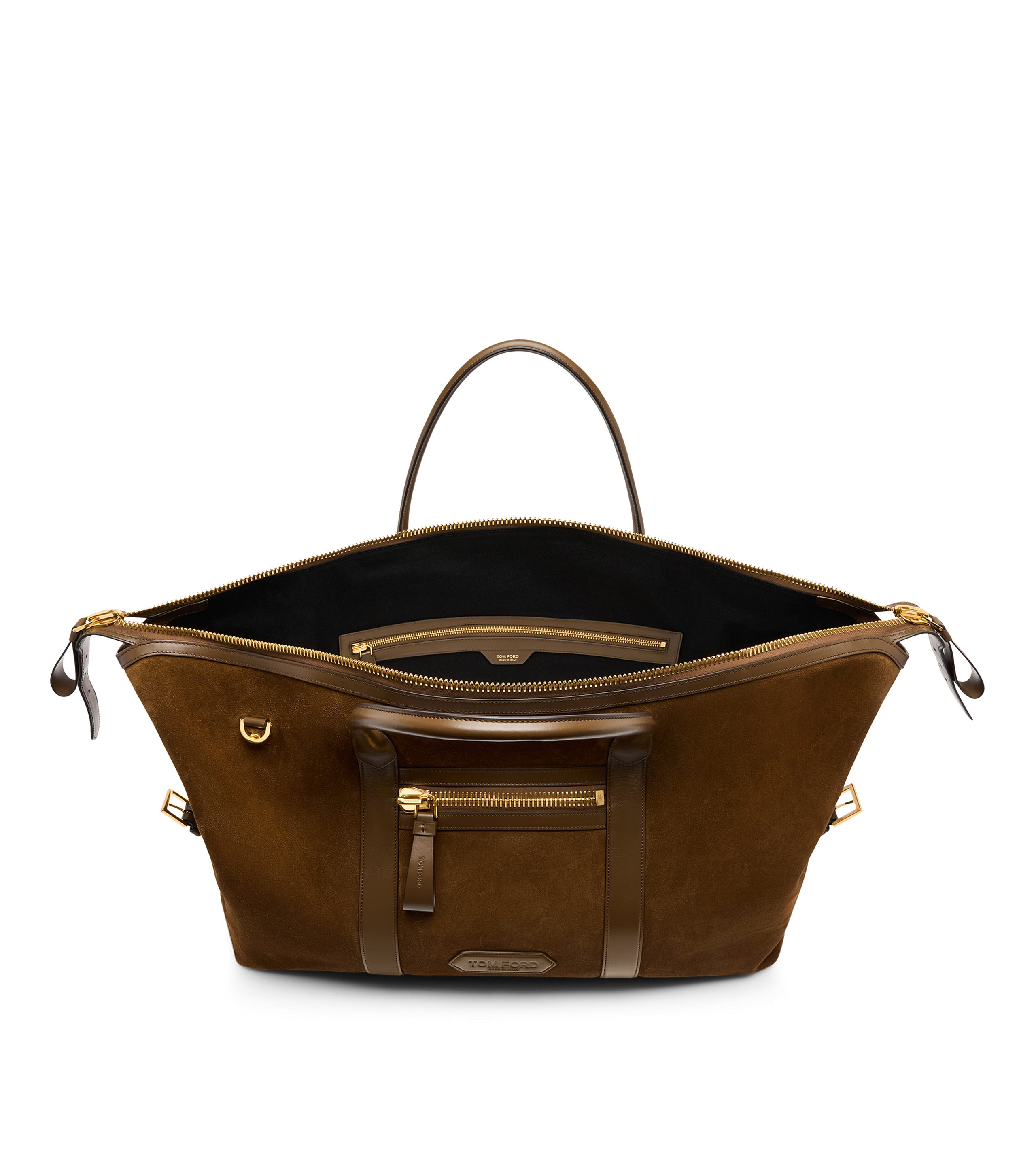 SUEDE BUCKLEY HOLDALL - 4