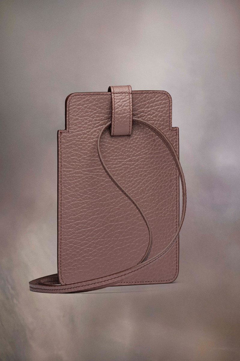 Maison Margiela Leather phone holder outlook