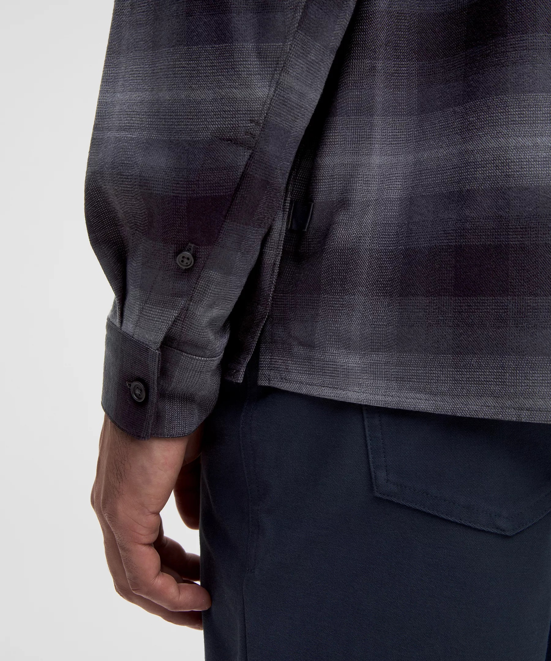 Brushed Woven Overshirt - 5