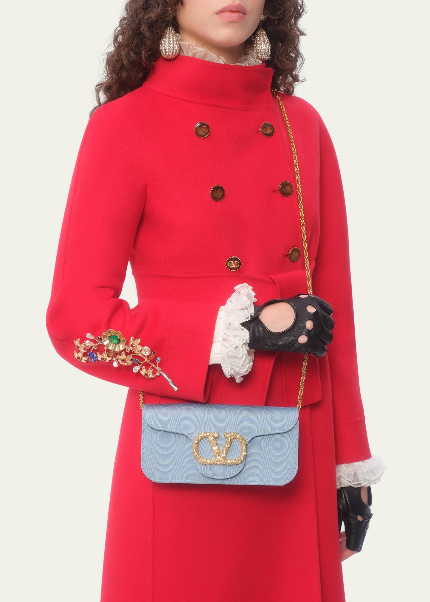 Loco VLOGO Moire Clutch Bag - 2