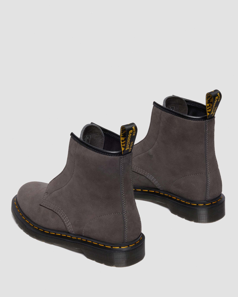 1460 LACELESS Nubuck Slip On Boots 6