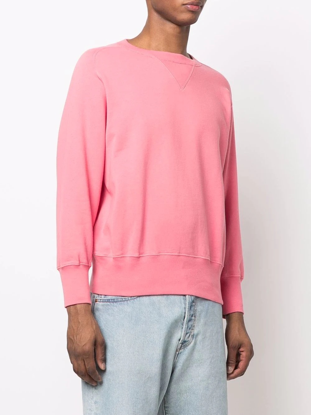 crew-neck cotton sweatshirt - 3