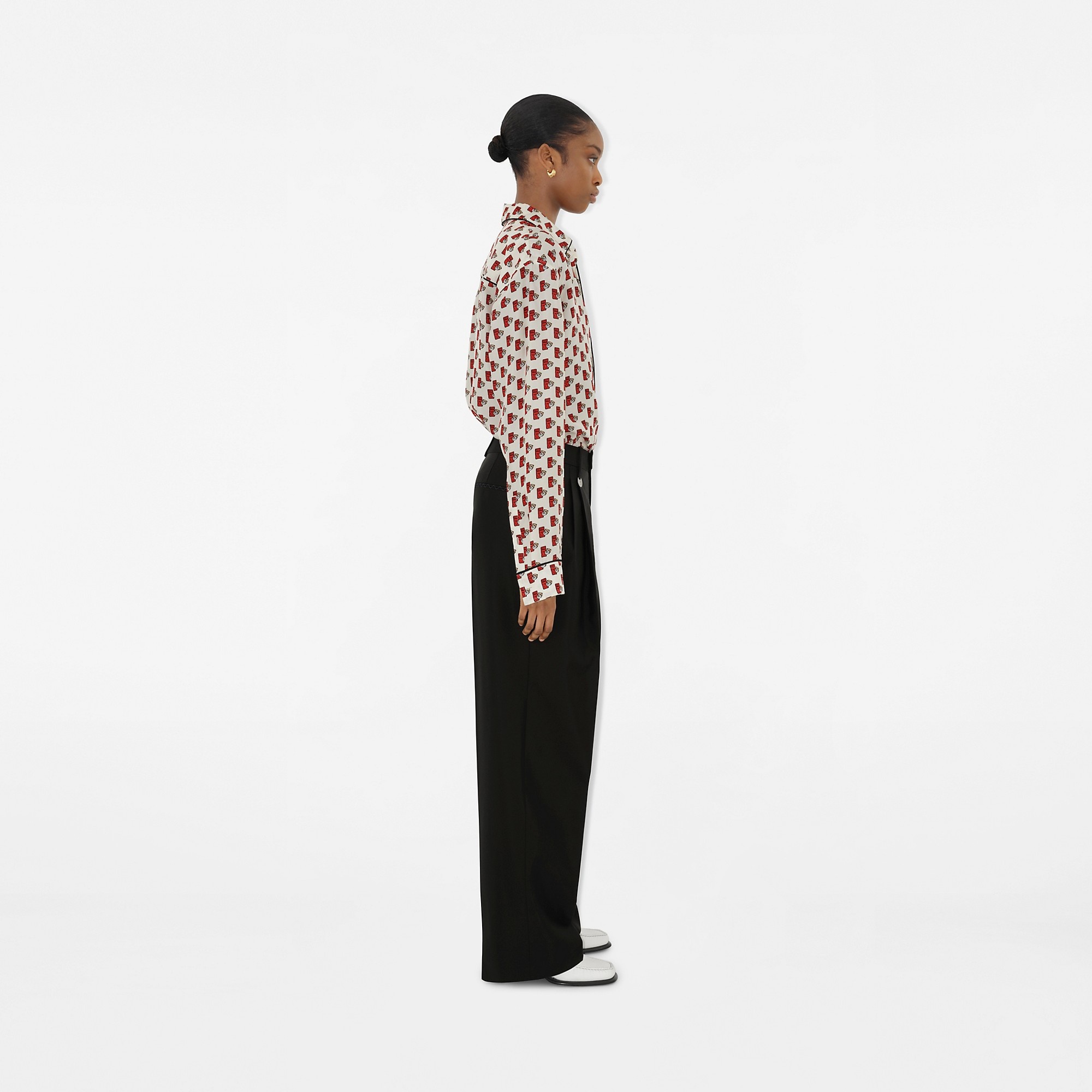 Postbox Silk Shirt - 3