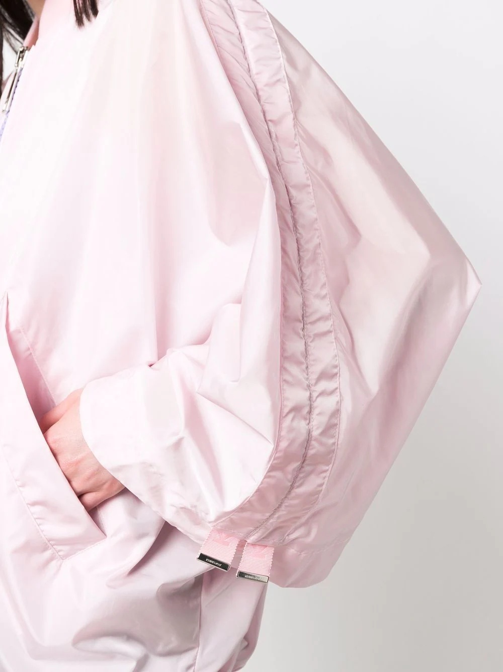 wide-sleeve bomber jacket - 5