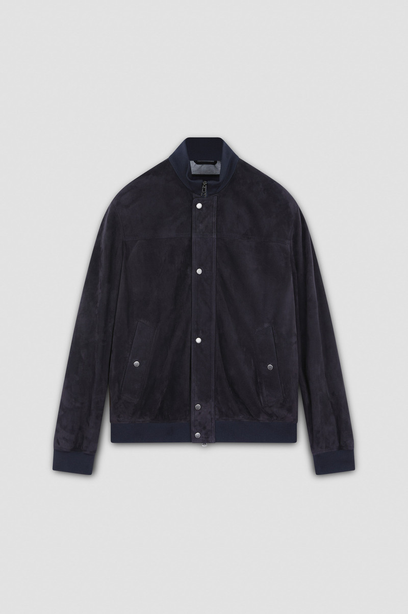 AQUALEATHER SUEDE BOMBER 1