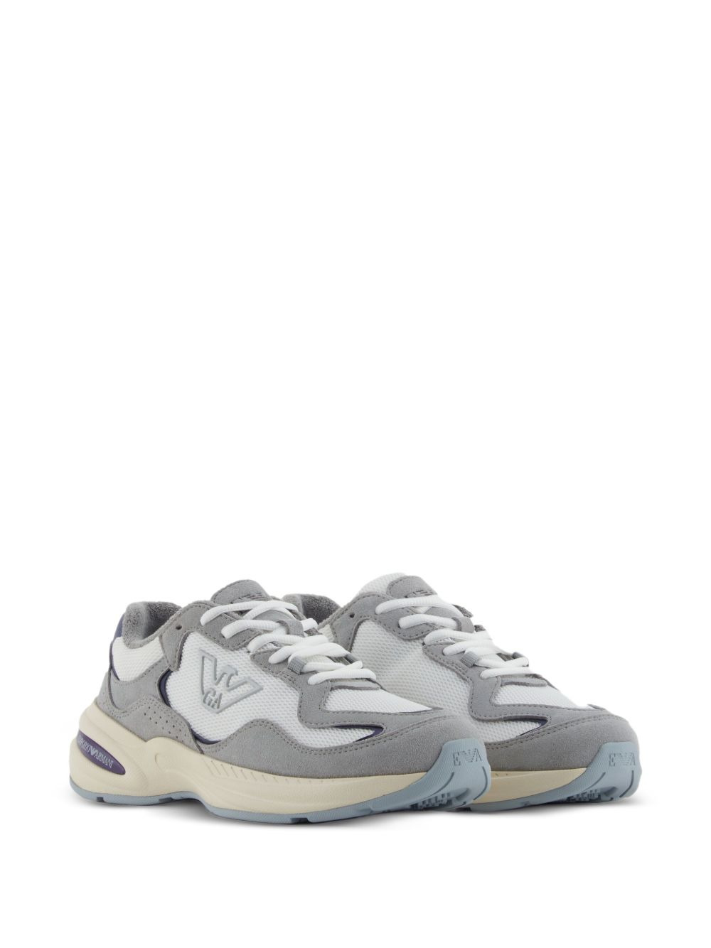 eagle-logo mesh sneakers - 2
