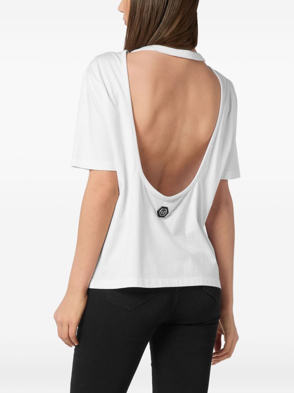 crystal-embellished T-shirt - 4