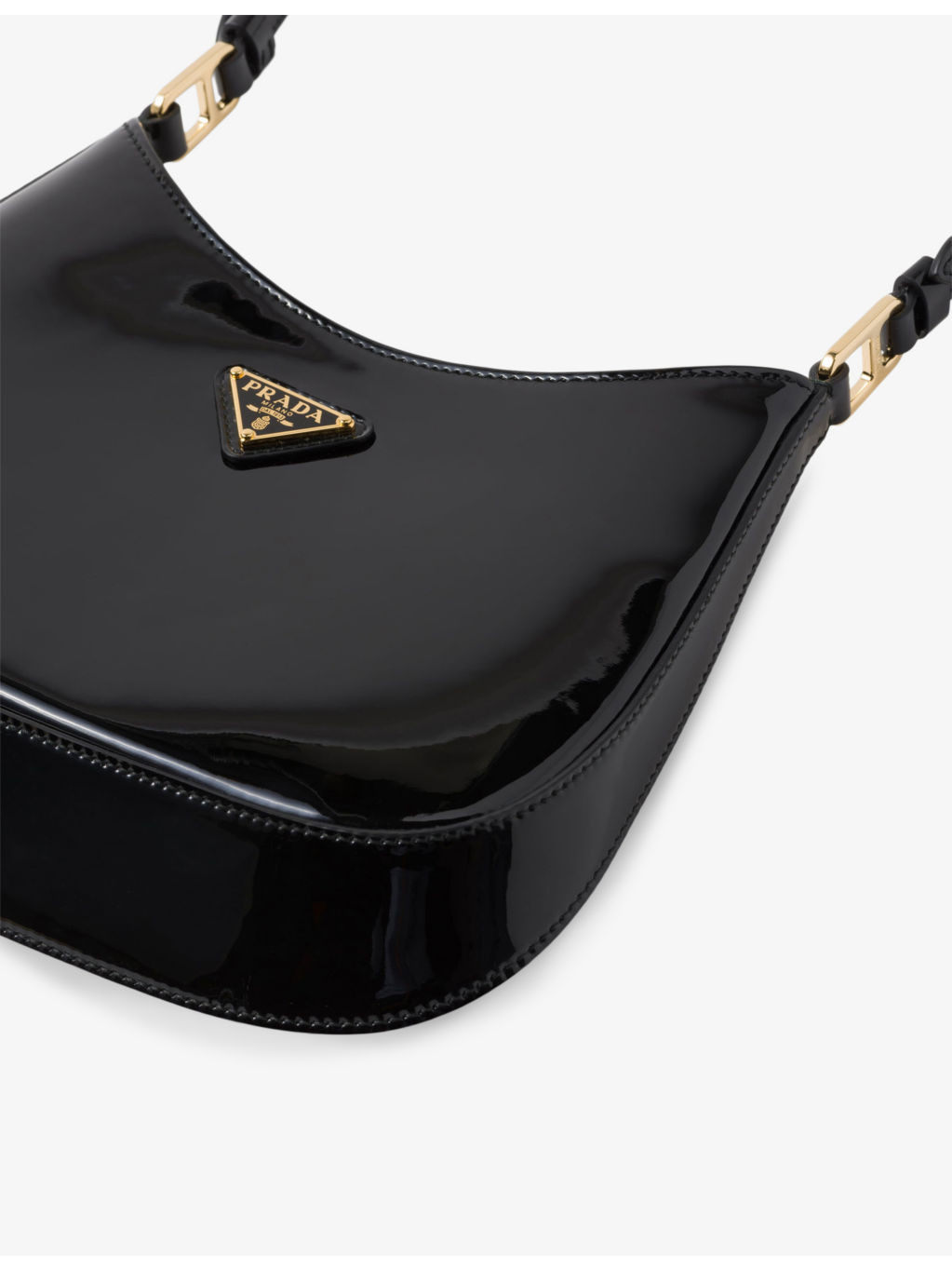 Cleo patent-leather shoulder bag - 5