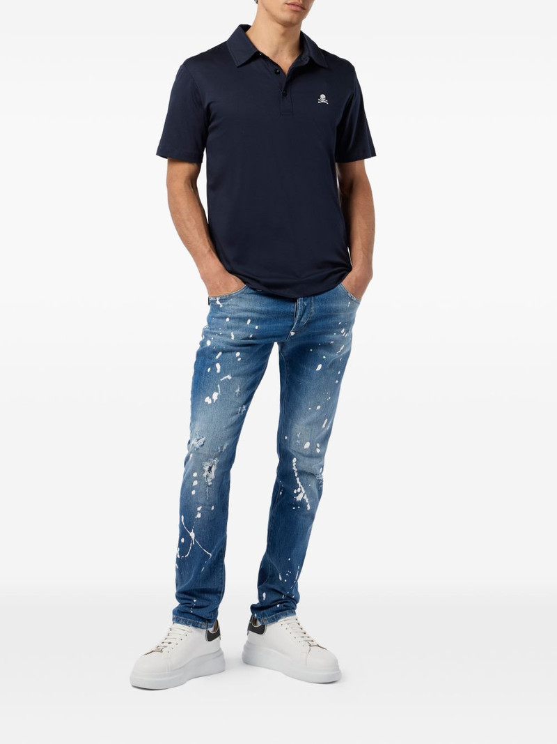 PHILIPP PLEIN logo polo shirt outlook