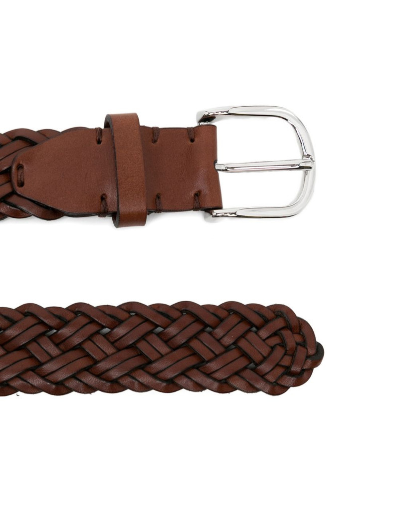 Brioni WOVEN LEATHER BELT outlook