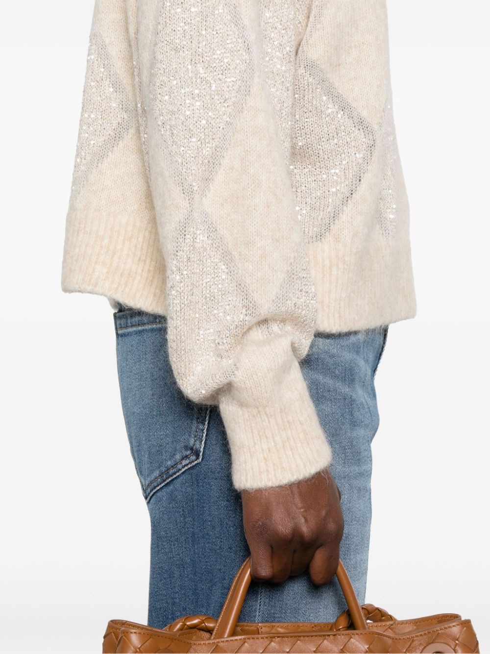 Cashmere turtle-neck sweater - 3