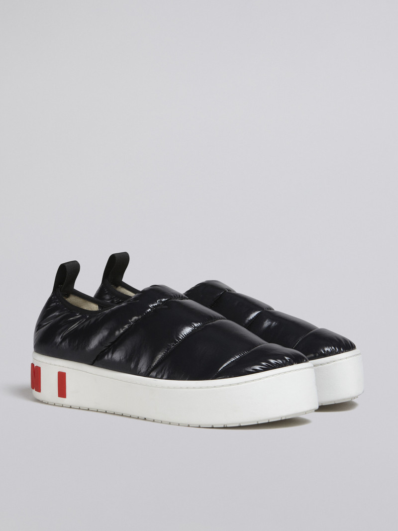 QUILTED NYLON SLIP-ON SNEAKER 2