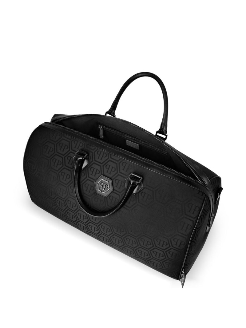 jacquard monogram tote bag 3