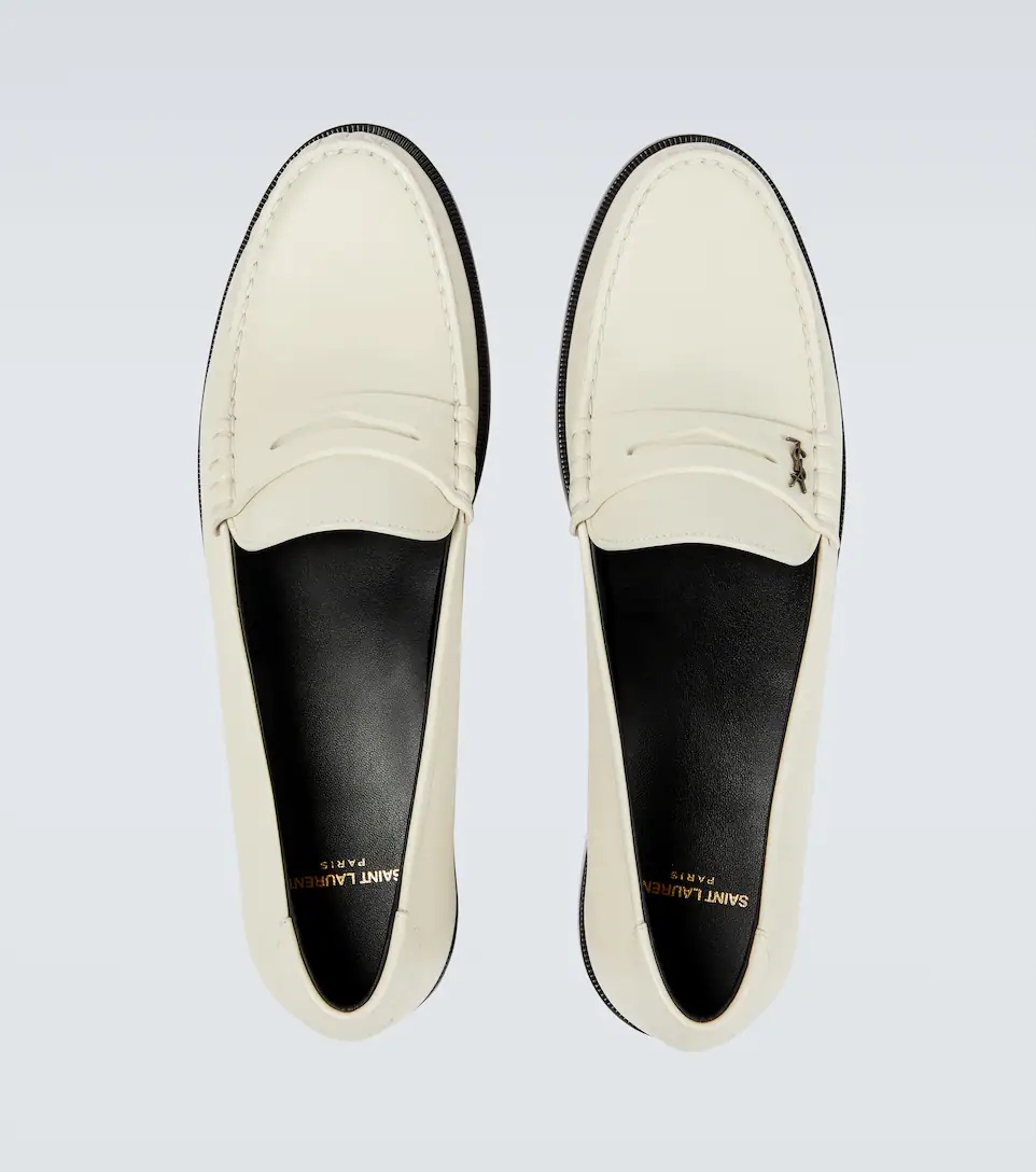 Le Loafer leather penny loafers - 4