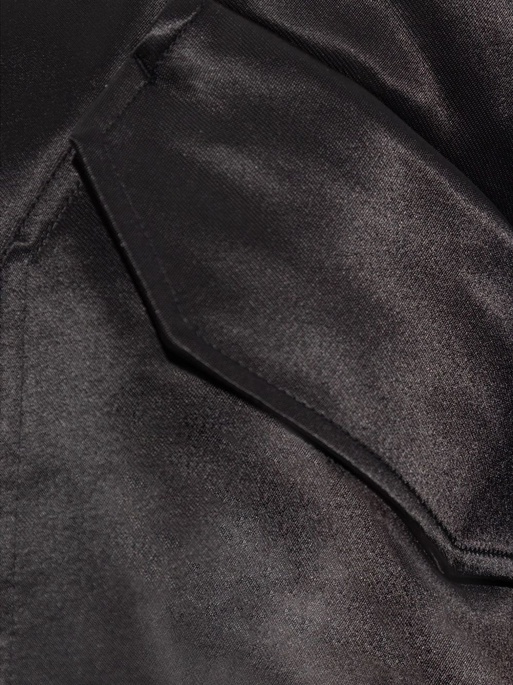 satin zip-up bomber jacket - 5