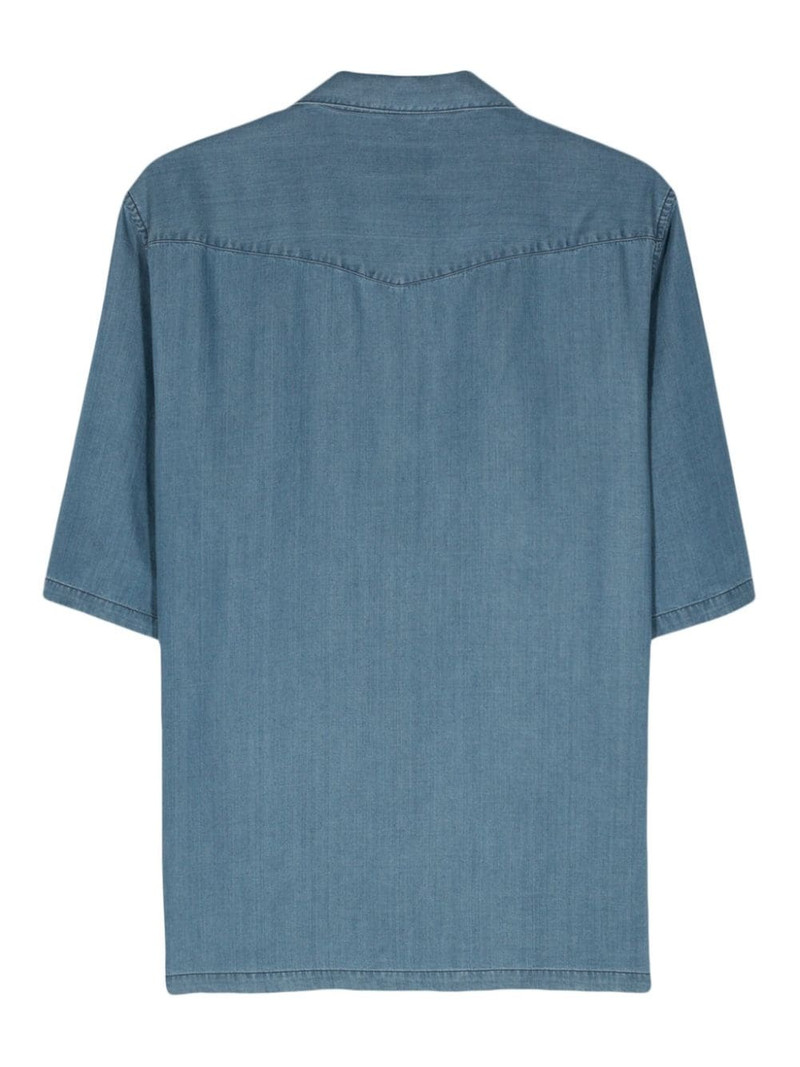 OFFICINE GÉNÉRALE chambray lyocell shirt outlook