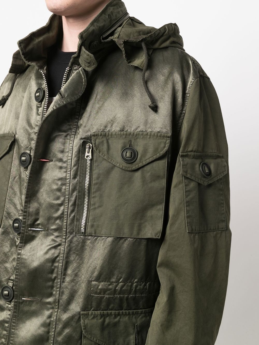 faded field jacket - 5