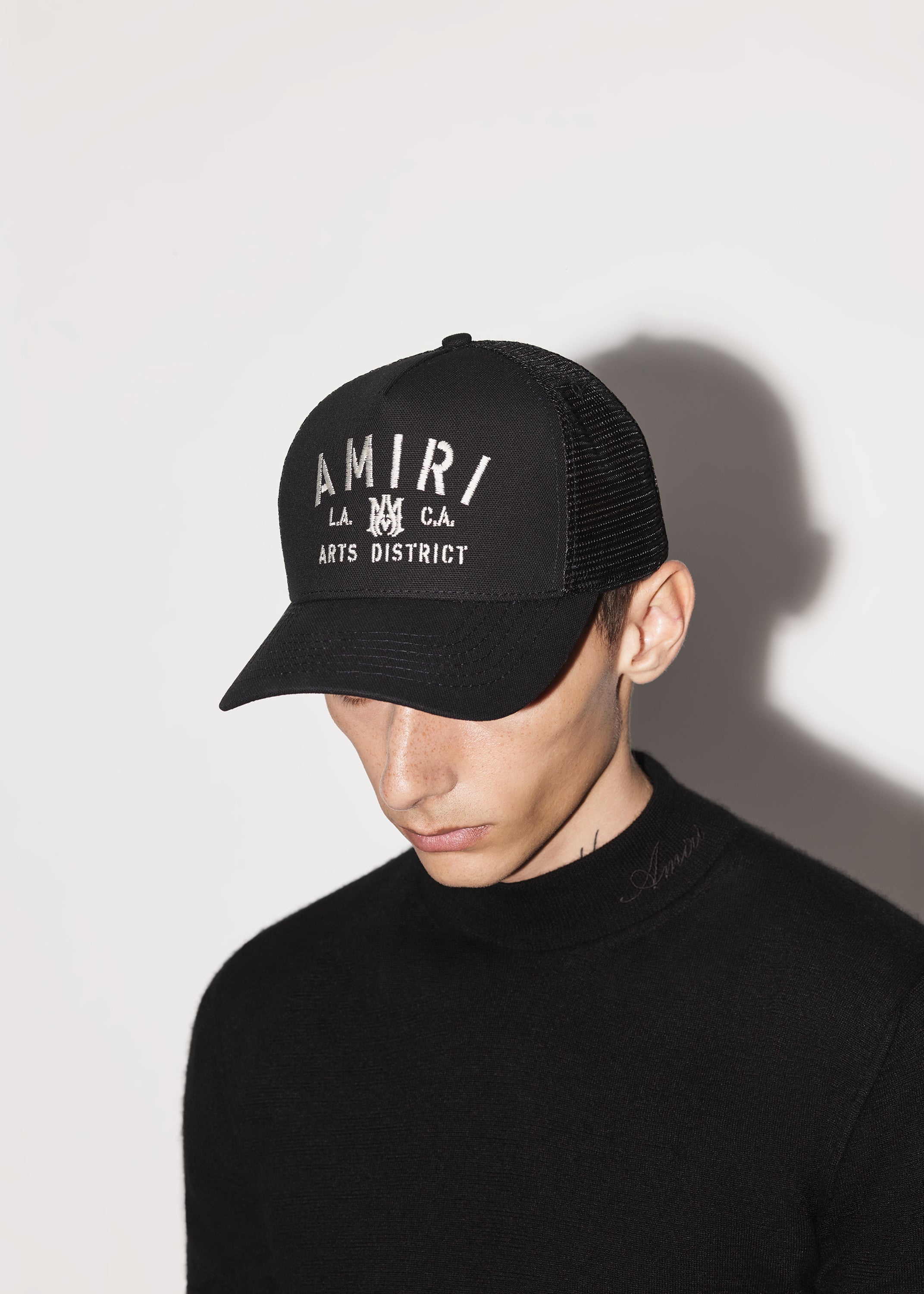 AMIRI STENCIL TRUCKER HAT - 4