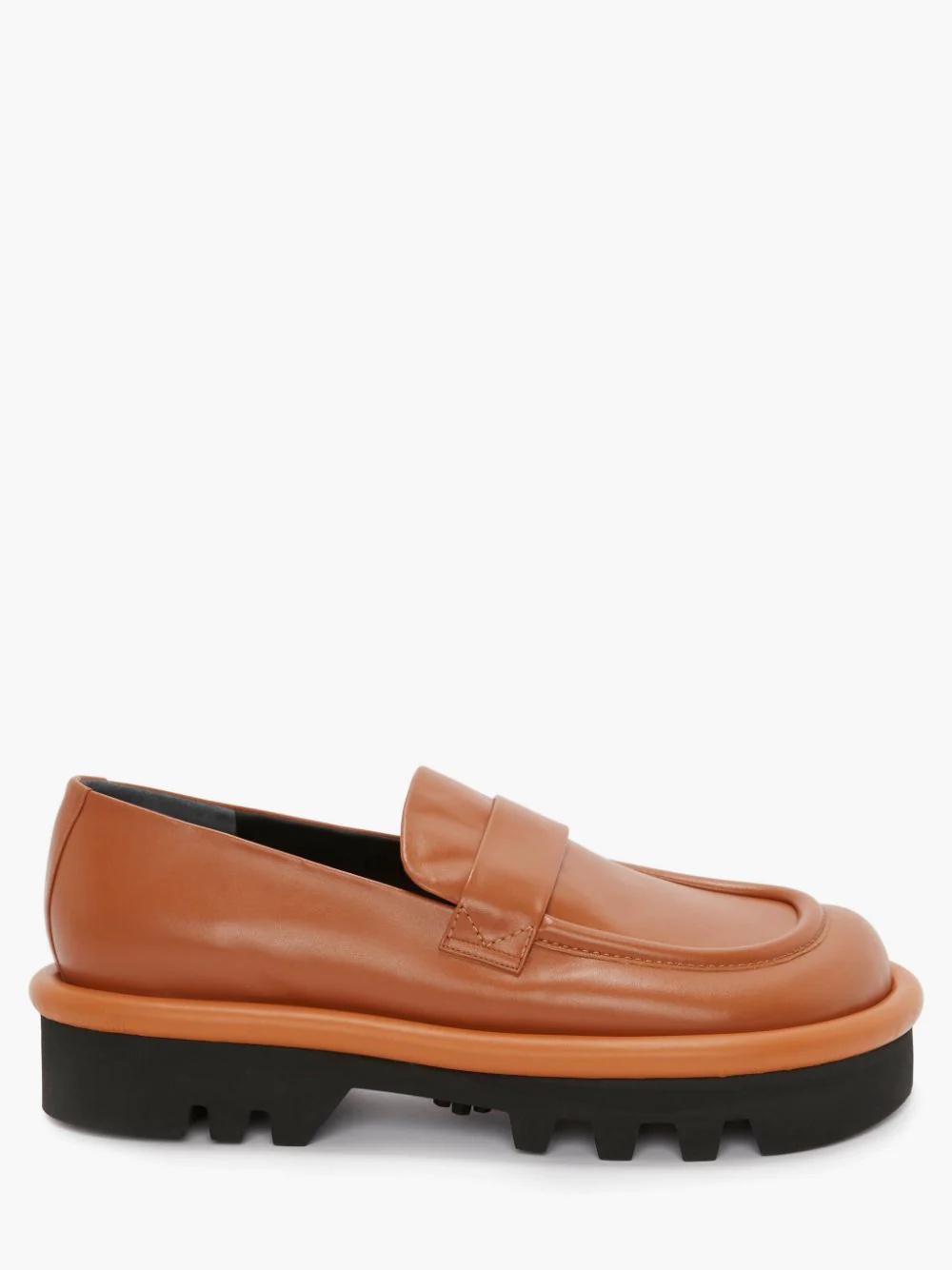 BUMPER-TUBE LEATHER CHUNKY LOAFER - 1