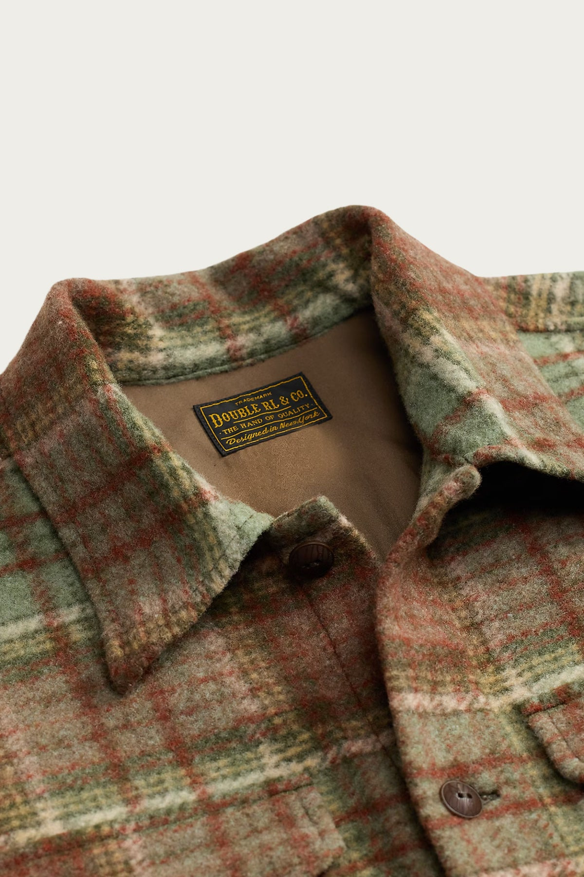 Plaid Wool-Blend Workshirt - Green/Multi - 3