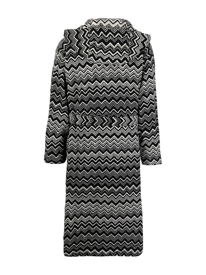 Missoni zigzag-pattern bath robe outlook
