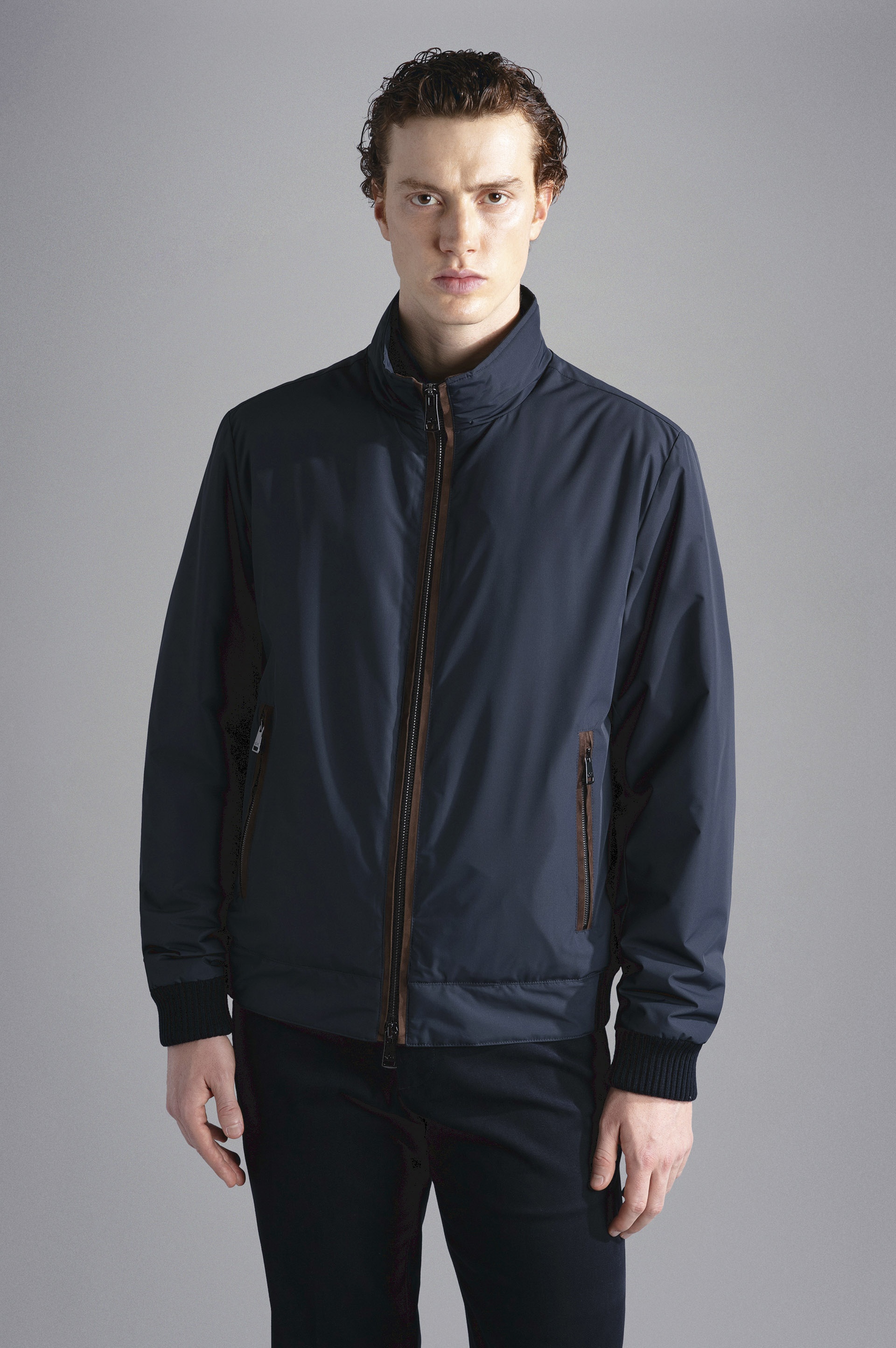 TYPHOON JACKET SAVE THE SEA WITH LEATHER DETAILS - 5