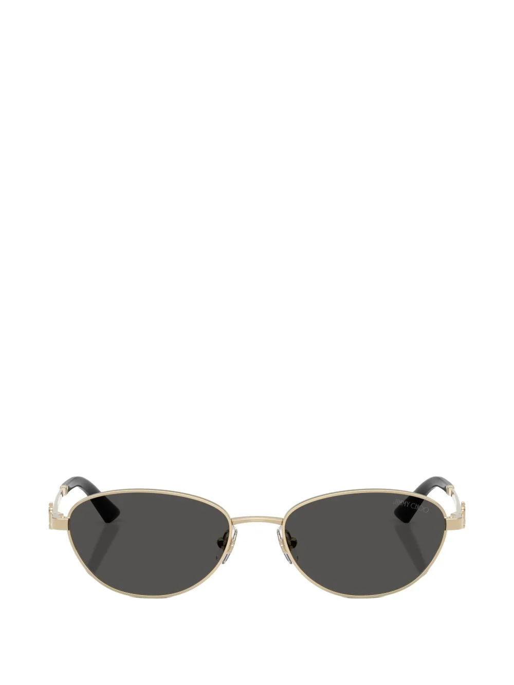 oval-frame sunglasses - 1