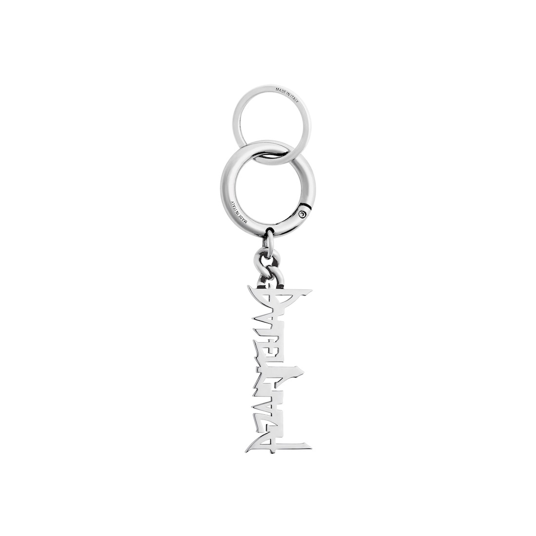 Typo Metal Keychain in Silver - 2