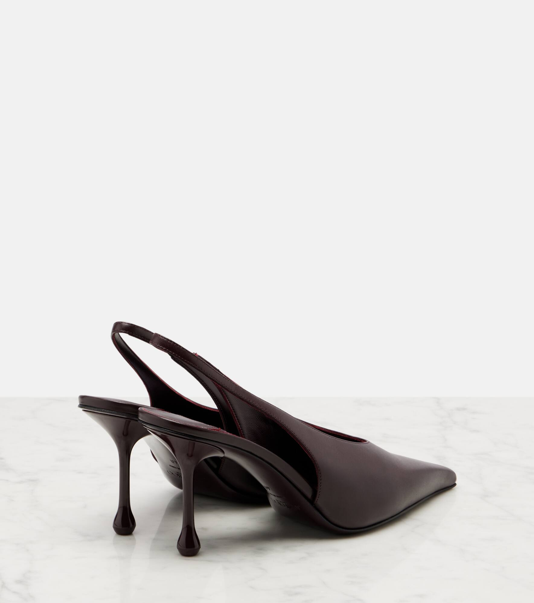 Isa 80 leather slingback pumps - 2
