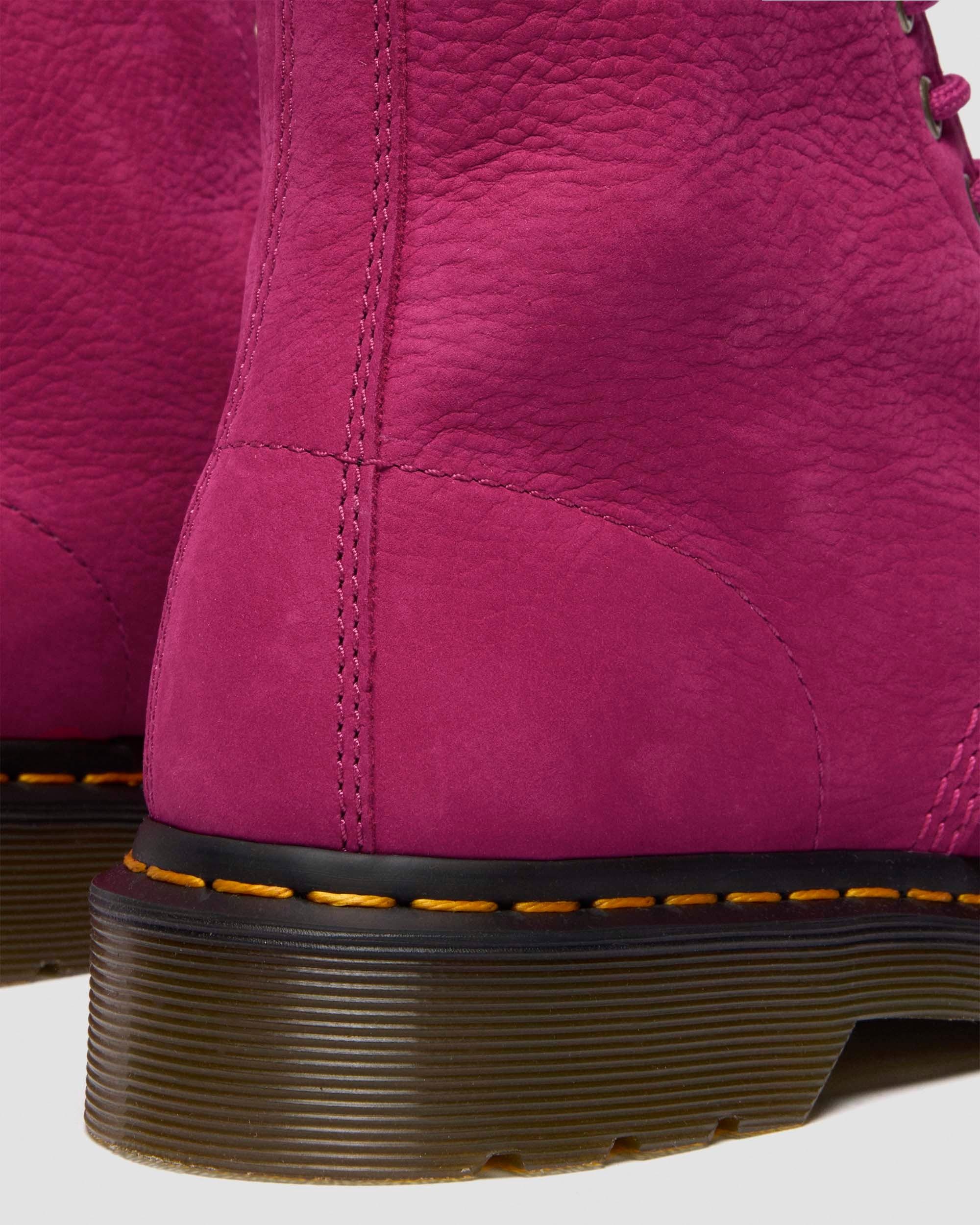 1460 Milled Nubuck Lace Up Boots - 7
