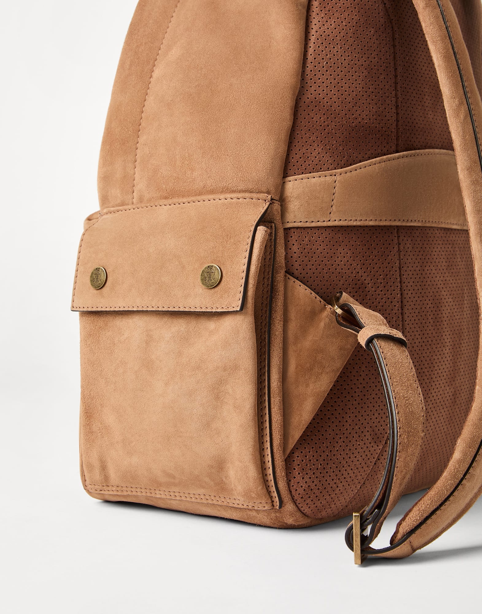 Reversed calfskin travel backpack - 3
