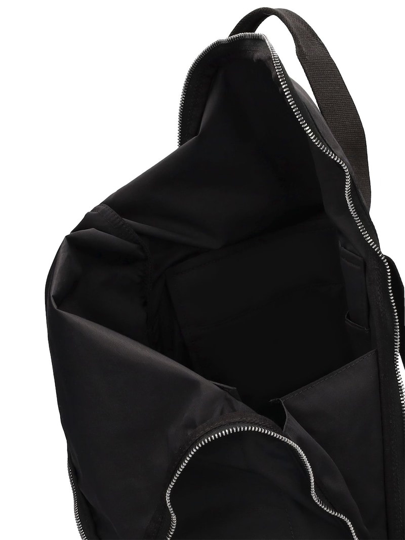 COTTON & NYLON FAILLE BACKPACK - 7