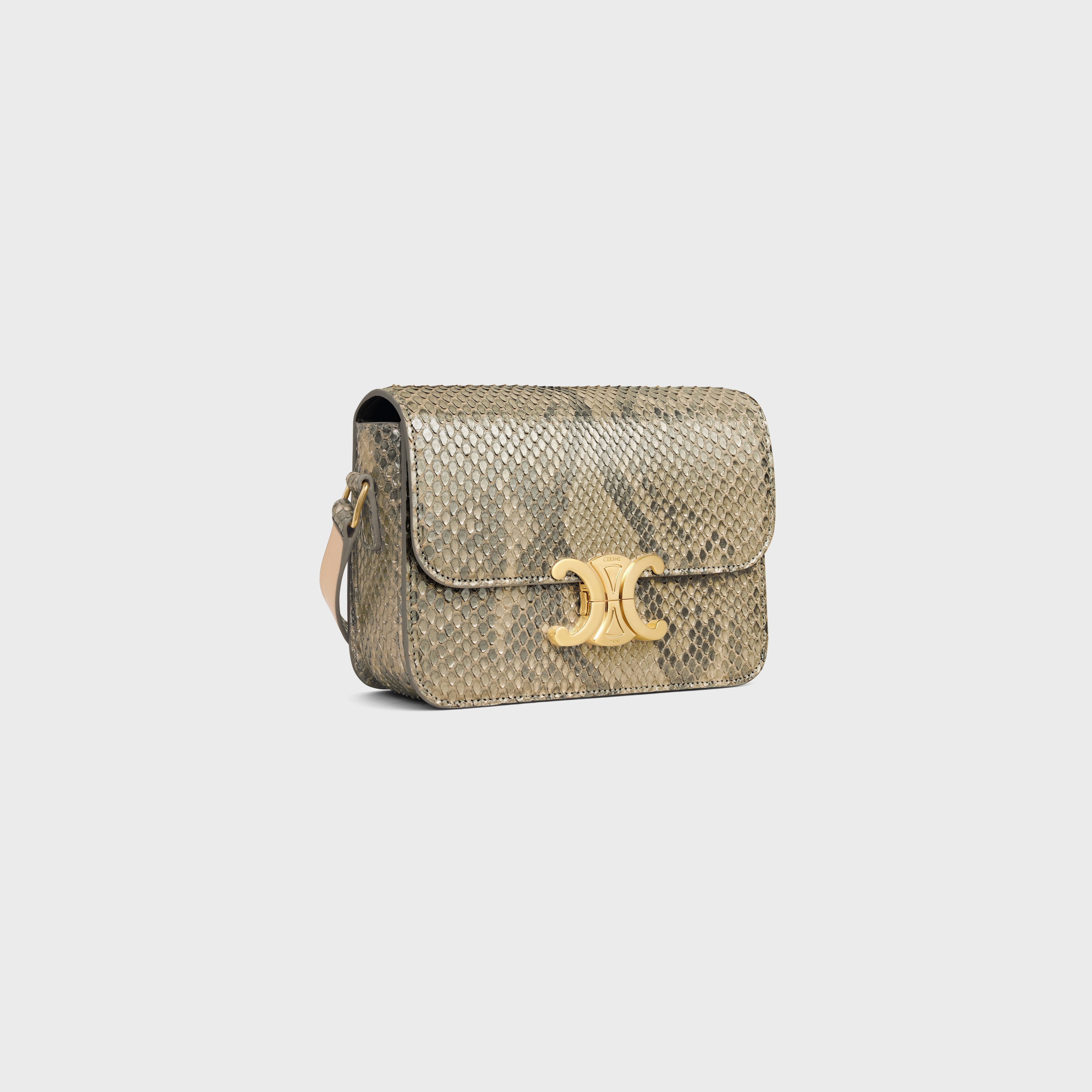 TEEN TRIOMPHE BAG IN pearly python - 2