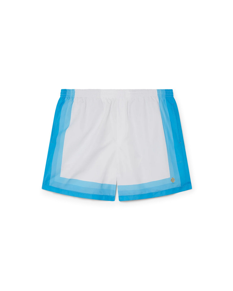 Blue Gradient Swim Trunks 1