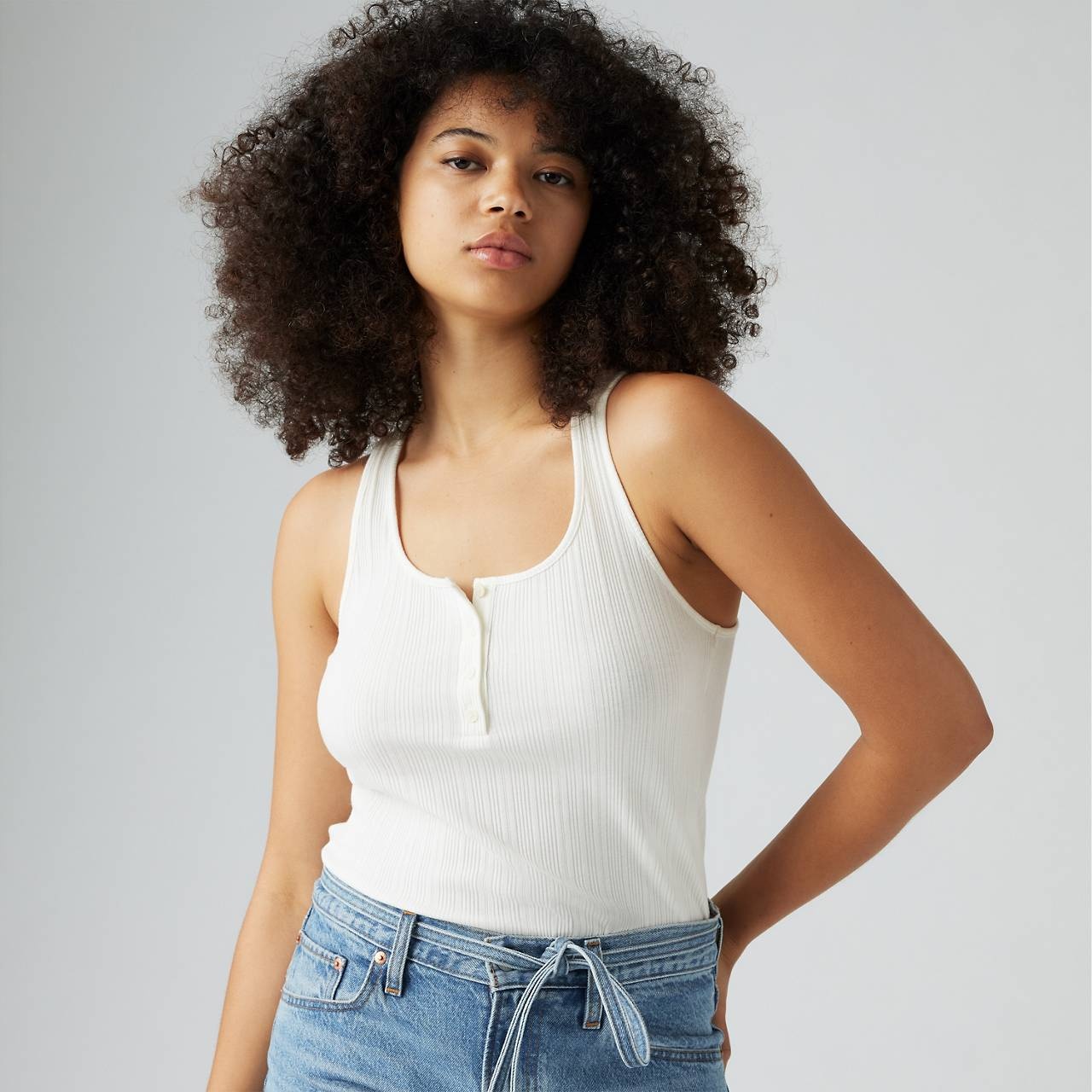 VACATIONER RIBBED TANK TOP - 3