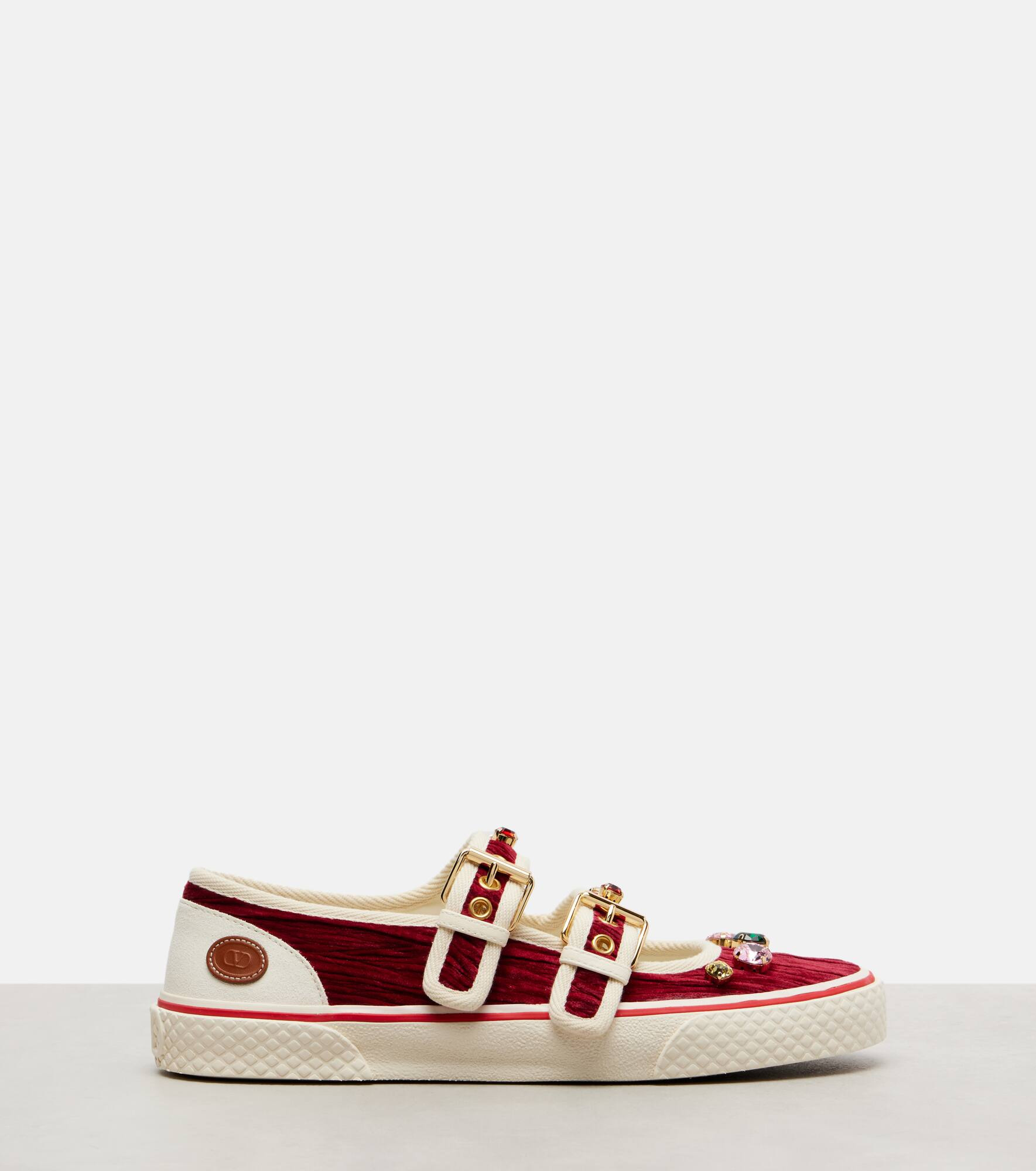 Dollyboard embellished velvet sneakers - 4