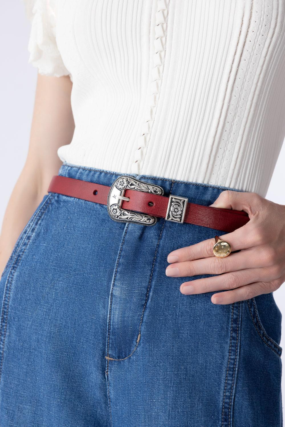 Lace Washed Belt - 5