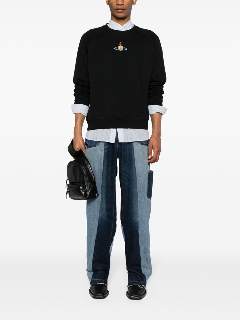 Vivienne Westwood Orb-embroidered cotton sweatshirt outlook