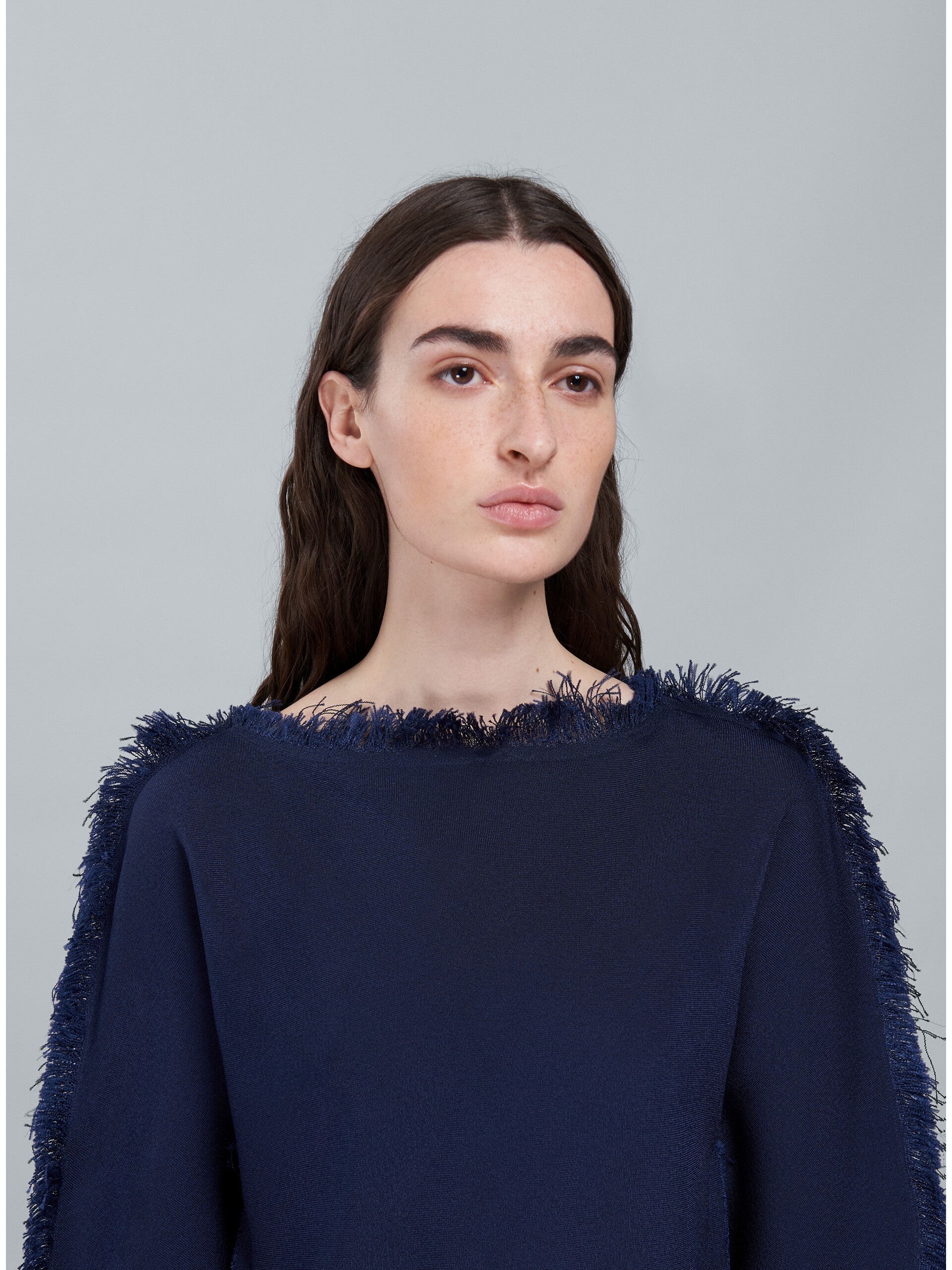 VISCOSE SABLÉ DRESS - 4